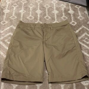 Men's Tan Under Armour Golf Shorts- 30inch waist